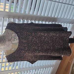 Chico's 3 Animal Print Tank Top Sleeveless Shell